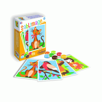 Песочные мини-картинки Милые друзья